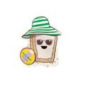 Cafe du Monde Beach Permanent Vinyl Sticker